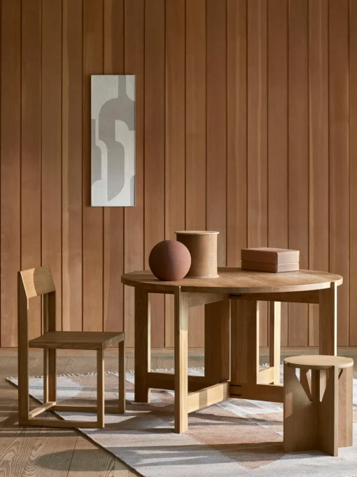 Mesa Auxiliar De Madera De Roble Future