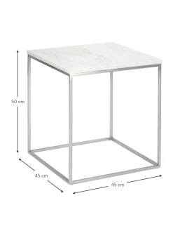 Mesa Auxiliar De Marmol Alys