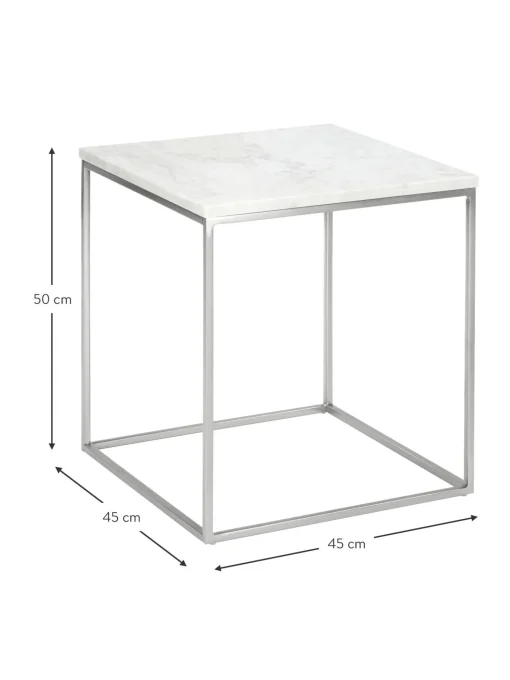 Mesa Auxiliar De Marmol Alys