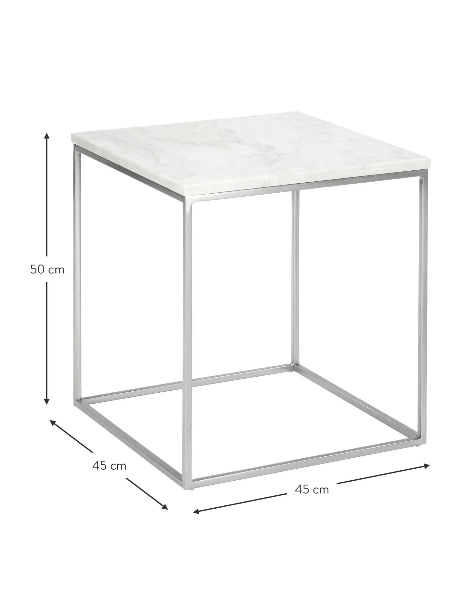 Mesa Auxiliar De Marmol Alys