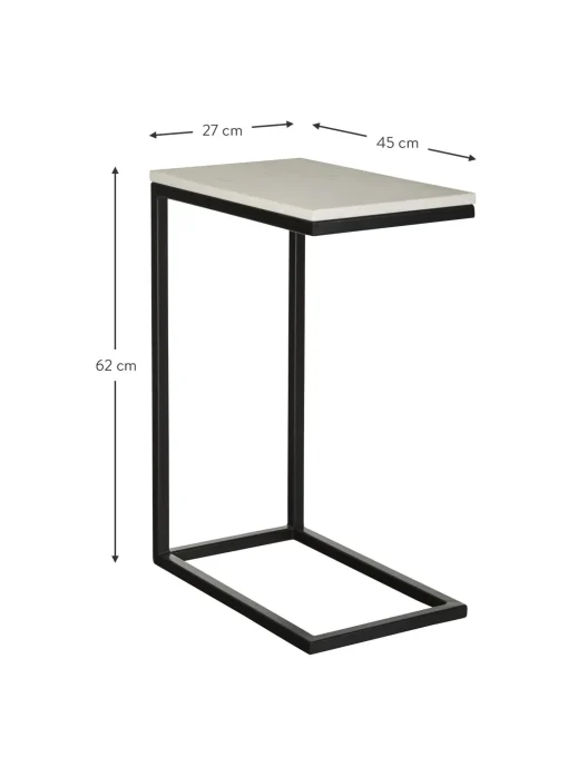 Mesa Auxiliar De Marmol Celow