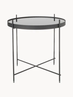 Mesa Auxiliar Plegable Cupid, Tablero De Cristal