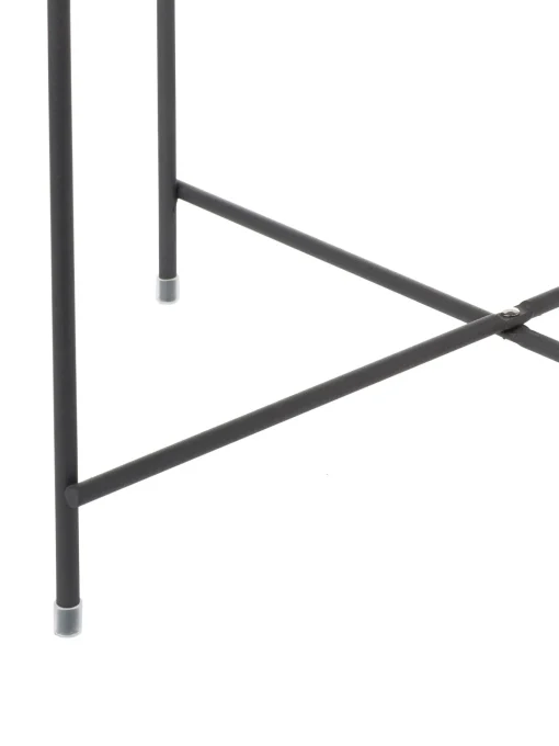 Mesa Auxiliar Plegable Cupid, Tablero De Cristal