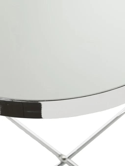 Mesa Auxiliar Plegable Cupid, Tablero De Cristal