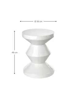 Mesa Auxiliar Redonda Zig Zag