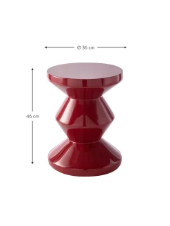 Mesa Auxiliar Redonda Zig Zag