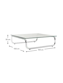 Mesa De Centro Antigua, Tablero De Vidrio