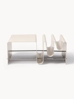 Mesa De Centro Con Revistero De Metal Julia