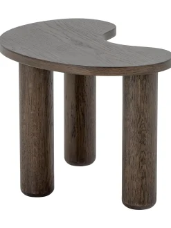 Mesa De Centro De Madera De Caucho Con Forma Organica Luppa