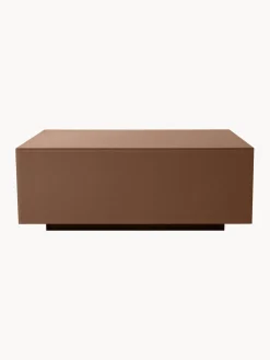 Mesa De Centro De Vidrio Espejada Block