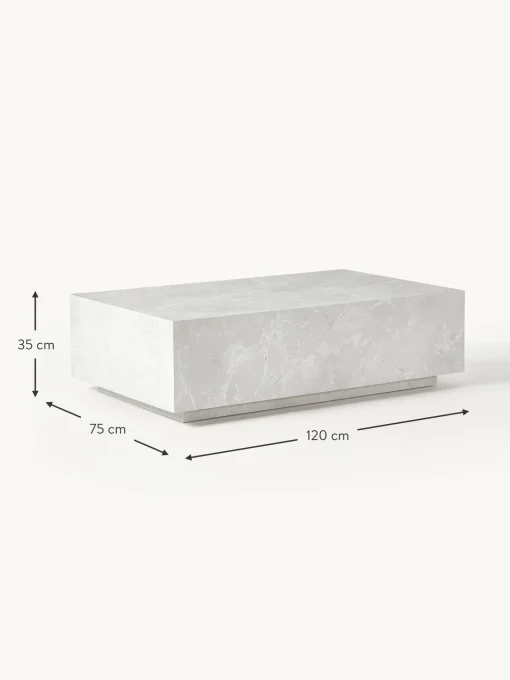 Mesa De Centro En Look Travertino Lesley
