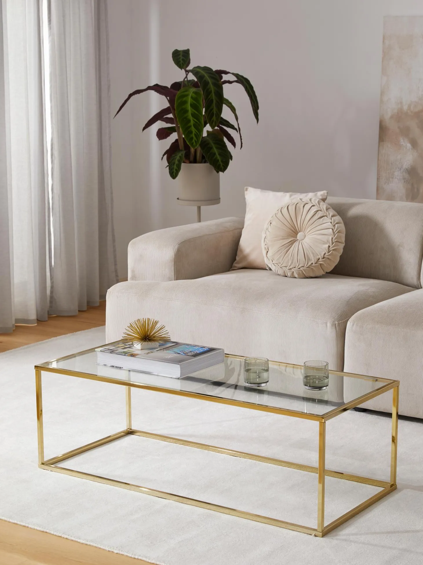 Mesa De Centro Maya, Tablero De Vidrio