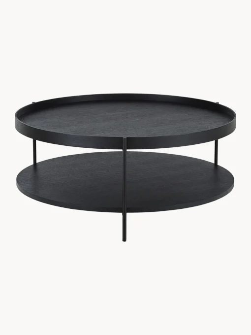 Mesa De Centro Redonda De Madera Renee