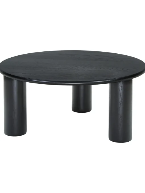 Mesa De Centro Redonda De Roble Didi