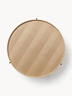 Mesa De Centro Redonda De Madera Renee