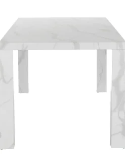 Mesa De Comedor Carl, Tablero En Aspecto Marmol, 180 X 90 Cm