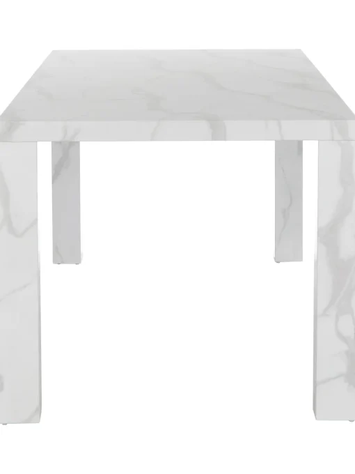 Mesa De Comedor Carl, Tablero En Aspecto Marmol, 180 X 90 Cm