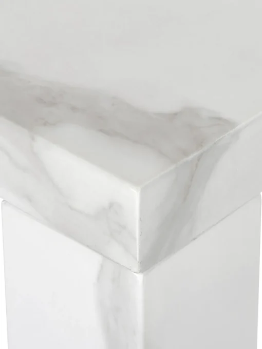 Mesa De Comedor Carl, Tablero En Aspecto Marmol, 180 X 90 Cm