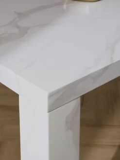 Mesa De Comedor Carl, Tablero En Aspecto Marmol, 180 X 90 Cm