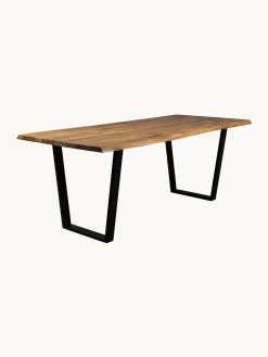 Mesa De Comedor De Madera De Acacia Aka, Tamanos Diferentes