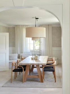 Mesa De Comedor De Madera De Roble Ashton, Tamanos Diferentes