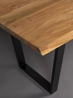 Mesa De Comedor De Madera De Acacia Aka, Tamanos Diferentes