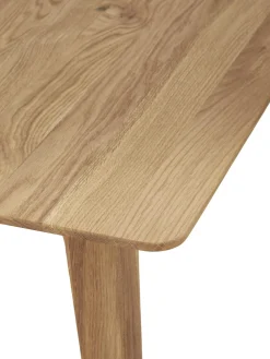 Mesa De Comedor De Madera De Roble Maciza Archie, Tamanos Diferentes