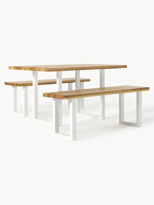 Mesa De Comedor De Madera De Roble Oliver, Diferentes Tamanos