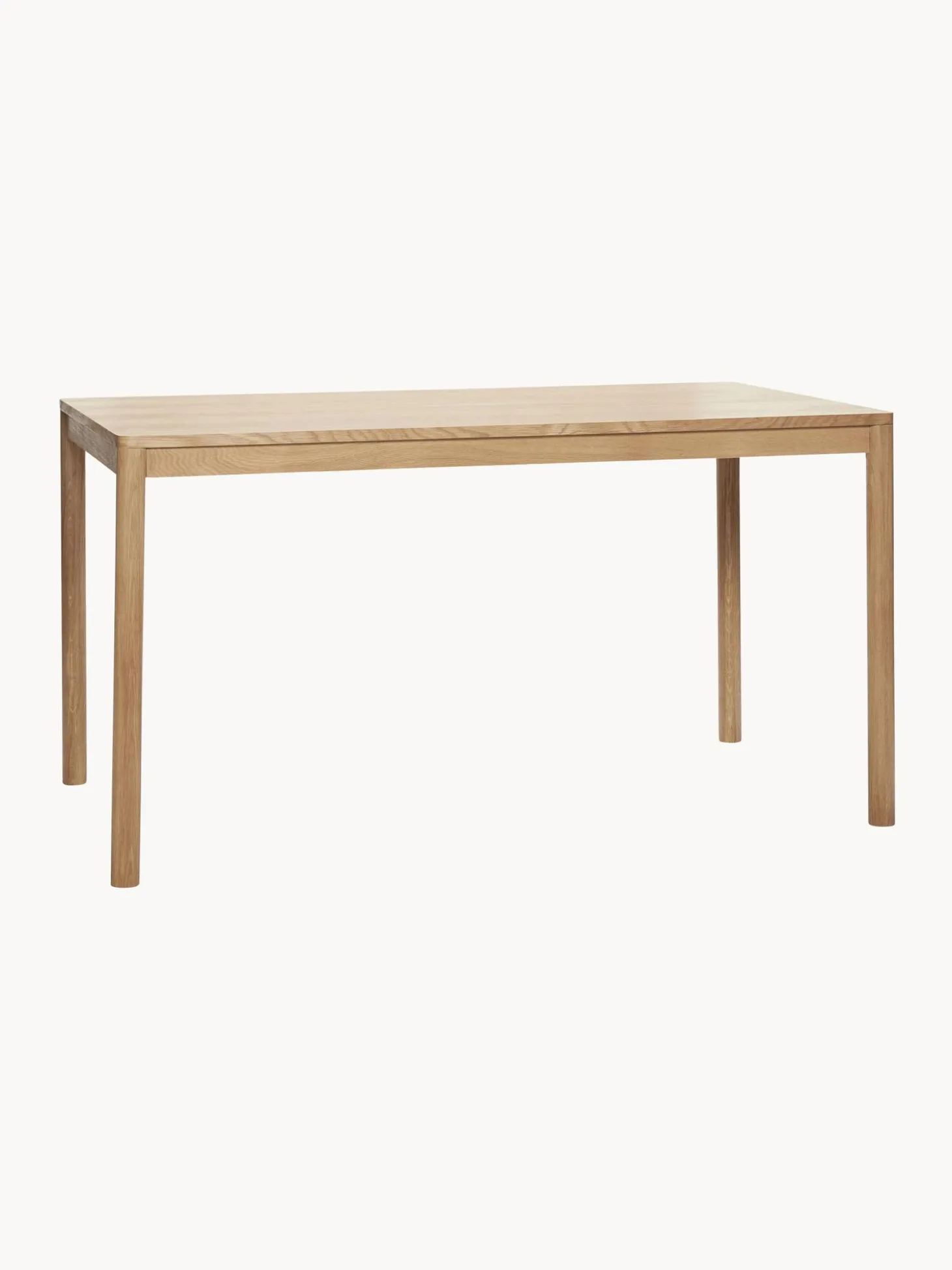 Mesa De Comedor De Roble Acorn, 140 X 80 Cm