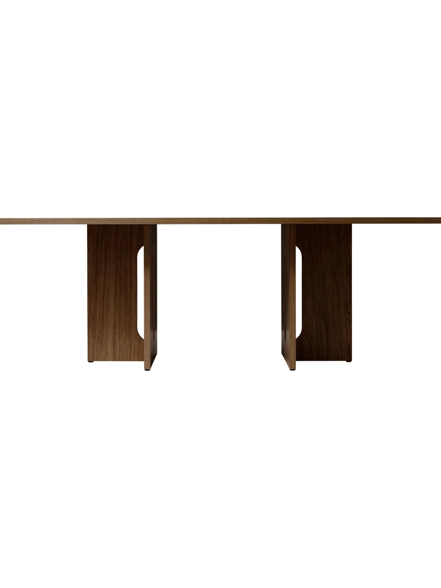 Mesa De Comedor En Madera Oscura Androgyne, Tamanos Diferentes