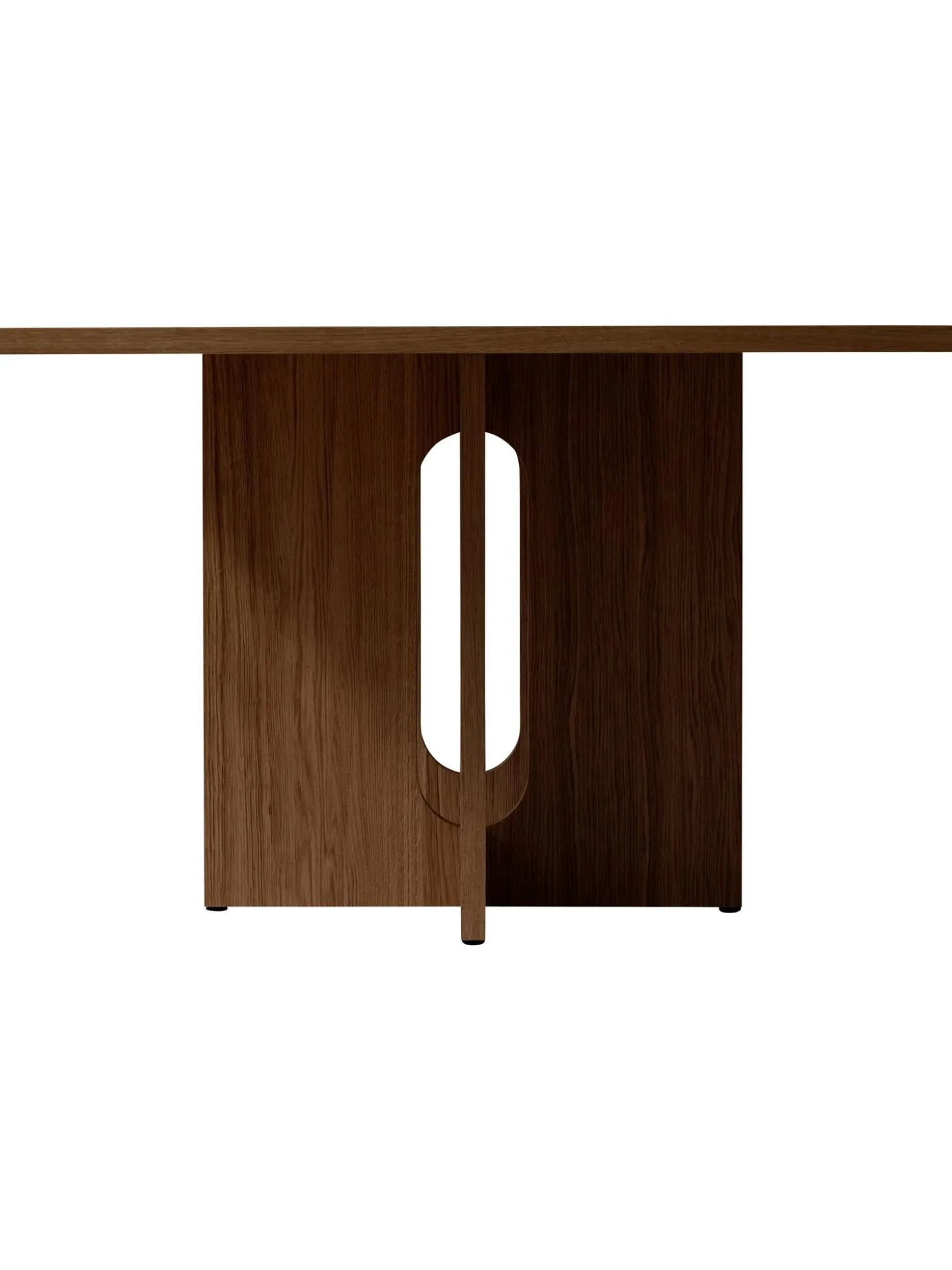Mesa De Comedor En Madera Oscura Androgyne, Tamanos Diferentes