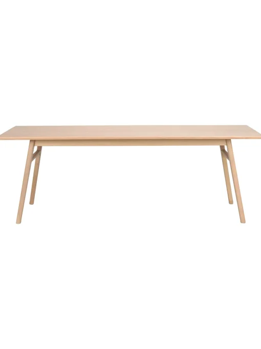 Mesa De Comedor Extensibe De Roble Nevis, 220-265 X 90 Cm