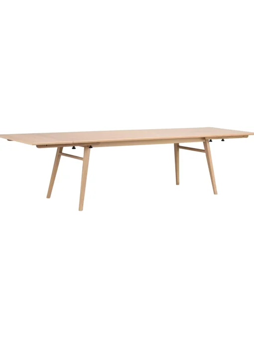 Mesa De Comedor Extensibe De Roble Nevis, 220-265 X 90 Cm