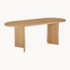 Mesa De Comedor Ovalada De Madera Toni, 200 X 90 Cm