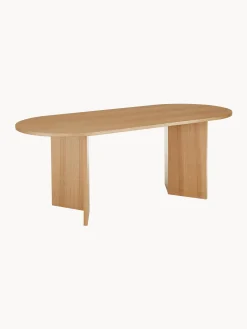 Mesa De Comedor Ovalada De Madera Toni, 200 X 90 Cm