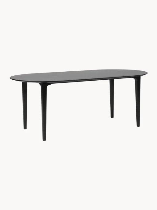 Mesa De Comedor Ovalada De Madera De Mango Maciza Archie, 200 X 100 Cm
