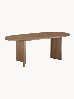Mesa De Comedor Ovalada De Madera Toni, 200 X 90 Cm