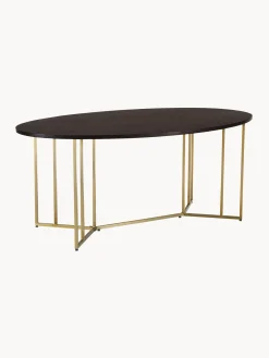 Mesa De Comedor Ovalada De Madera De Mango Luca, Tamanos Diferentes