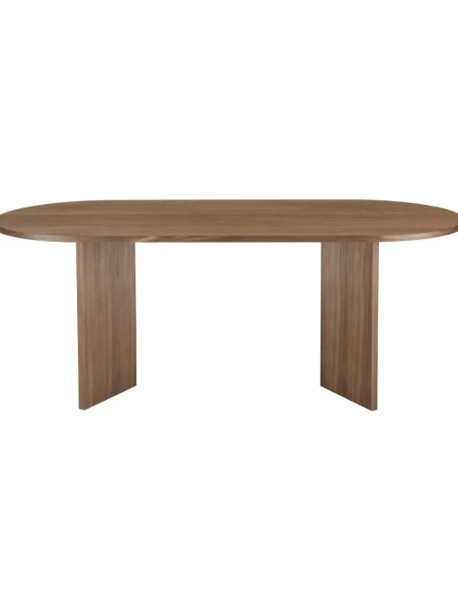 Mesa De Comedor Ovalada De Madera Toni, 200 X 90 Cm