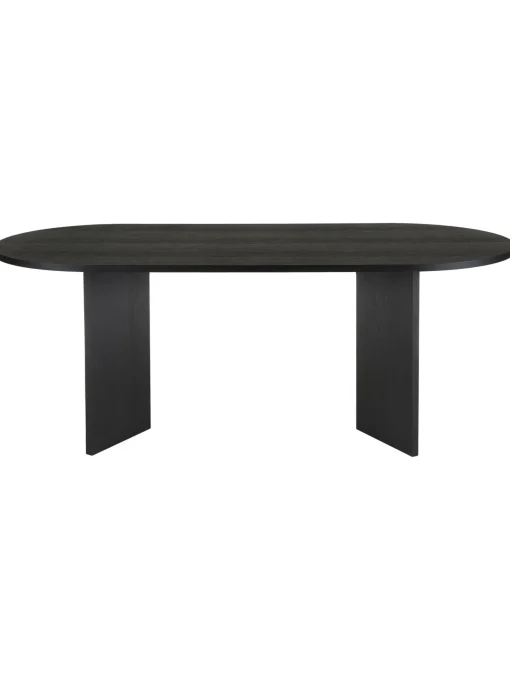 Mesa De Comedor Ovalada De Madera Toni, 200 X 90 Cm