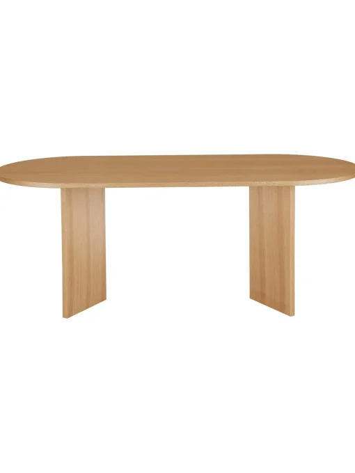 Mesa De Comedor Ovalada De Madera Toni, 200 X 90 Cm