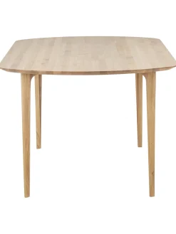 Mesa De Comedor Ovalada De Madera De Roble Maciza Archie, 200 X 100 Cm