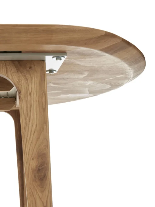 Mesa De Comedor Ovalada De Madera De Roble Maciza Archie, 200 X 100 Cm
