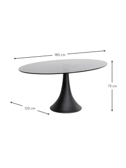 Mesa De Comedor Ovalada Grande Possibilita