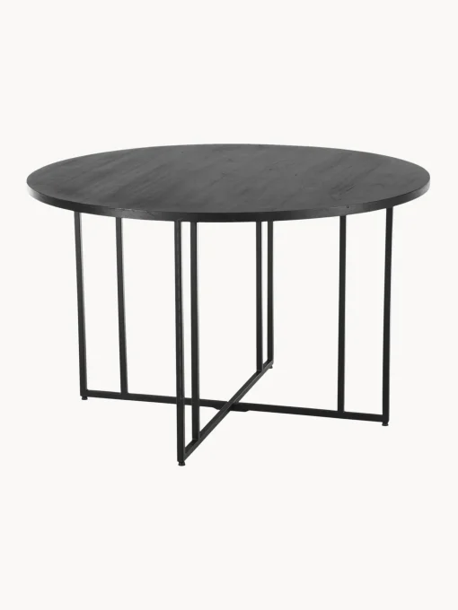 Mesa De Comedor Redonda De Madera De Mango Luca, Tamanos Diferentes