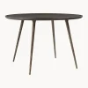 Mesa De Comedor Redonda De Madera De Roble Accent, Tamanos Diferentes