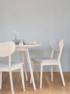 Mesa De Comedor Redonda De Roble Yumi, O 115 Cm
