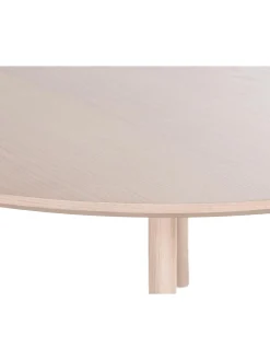 Mesa De Comedor Redonda De Roble Yumi, O 115 Cm