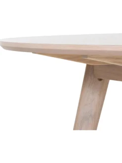 Mesa De Comedor Redonda De Roble Yumi, O 115 Cm