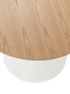 Mesa De Comedor Redonda En Fresno Menorca, O 100 Cm